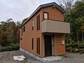 新築一戸建外壁張り工事